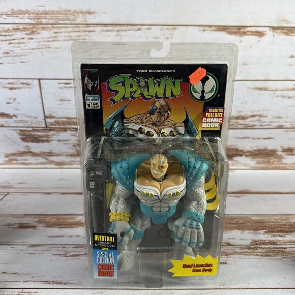 1994 McFarlane Todd's Toys Spawn Special Edition Overtkill Action Figure New - Picture 1 of 2